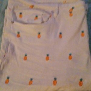 Pineapple Curvy Pants